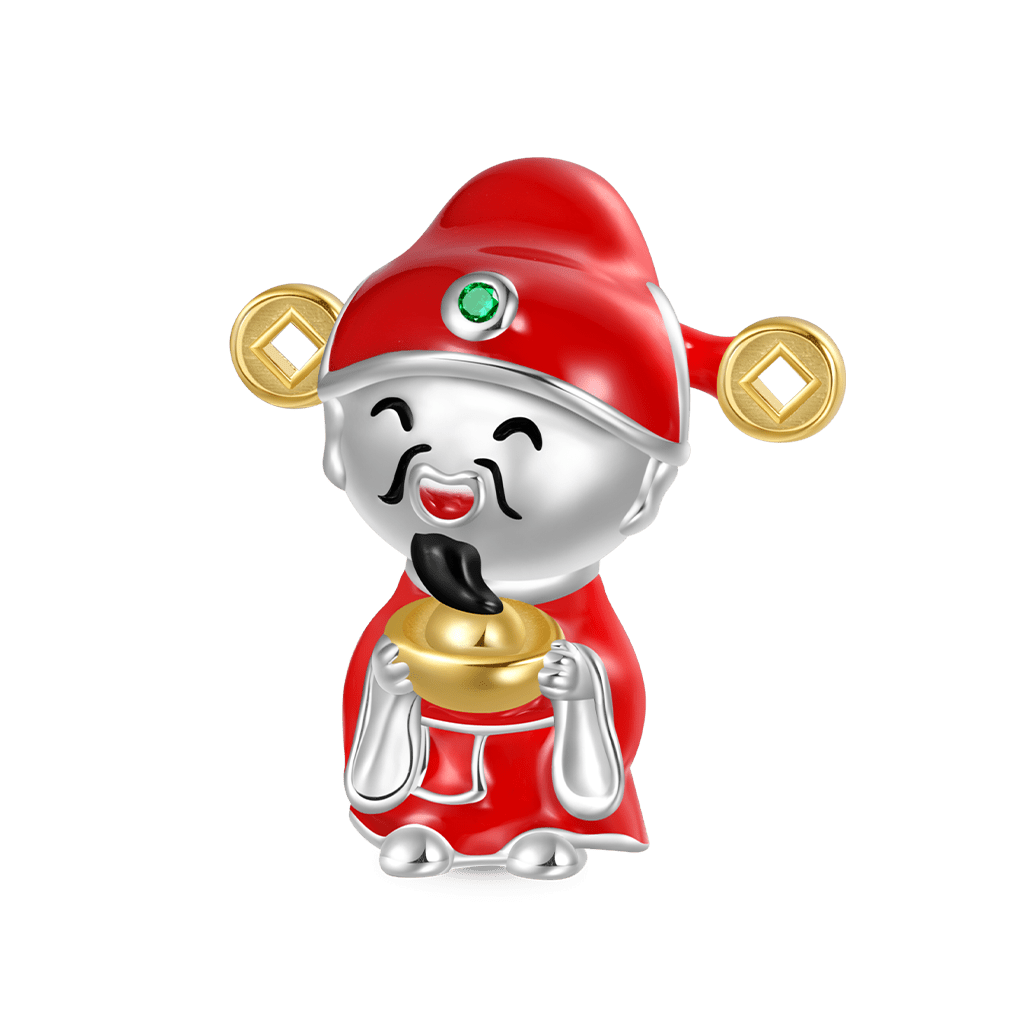 Smiling God of Wealth Charm image number 0