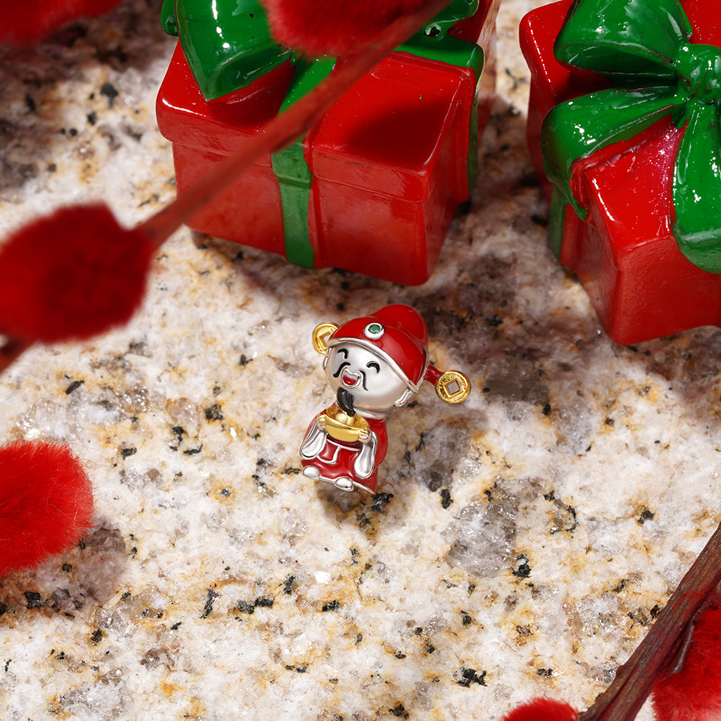 Smiling God of Wealth Charm image number 2