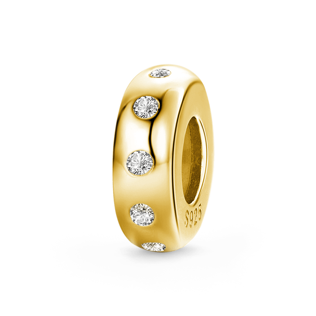 18k Gold Plated Shiny Stopper image number 0