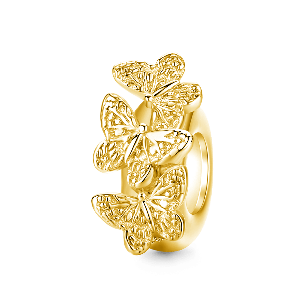 18k Gold Plated Butterflies Stopper image number 0