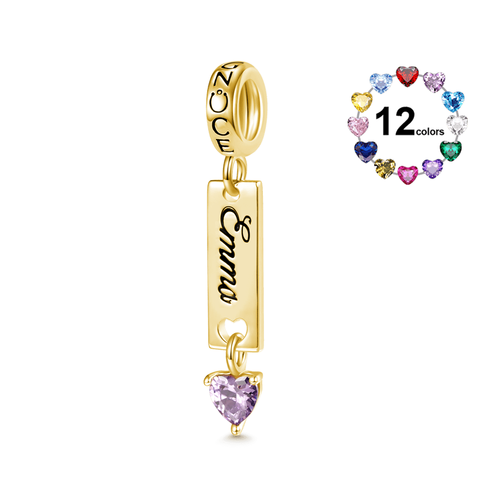 Classic 18k Gold Plated Bar Pendant image number 0