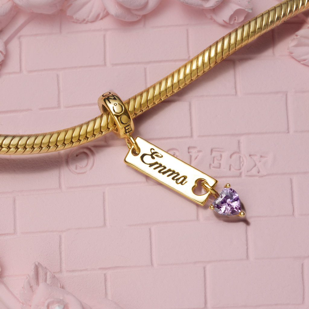 Classic 18k Gold Plated Bar Pendant image number 3