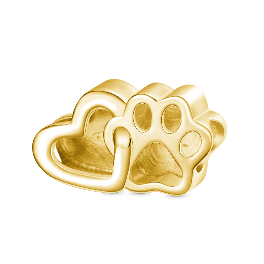 18k Gold Plated Love Pet Charm image number 0