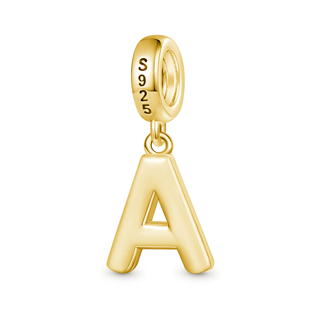 18k Gold Plated Letters Gift Pendant image number 1