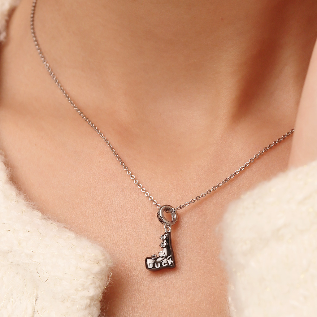 Punk Demonia Boots Pendant image number 4