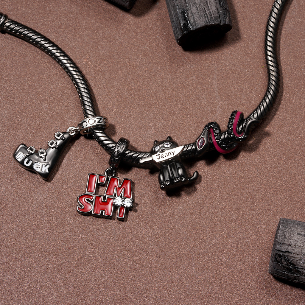 Black Cat Knife Pendant image number 3