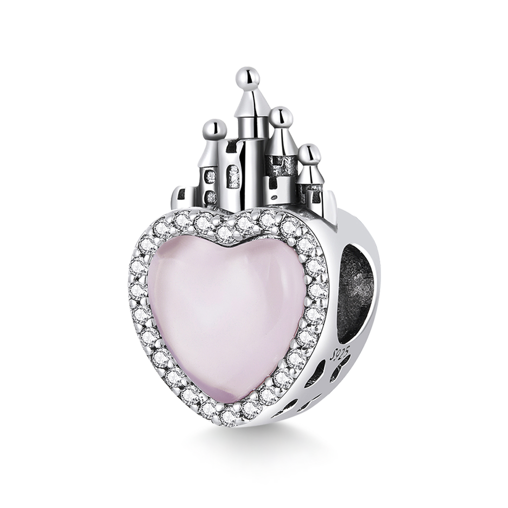 Pink Love Castle Charm image number 0