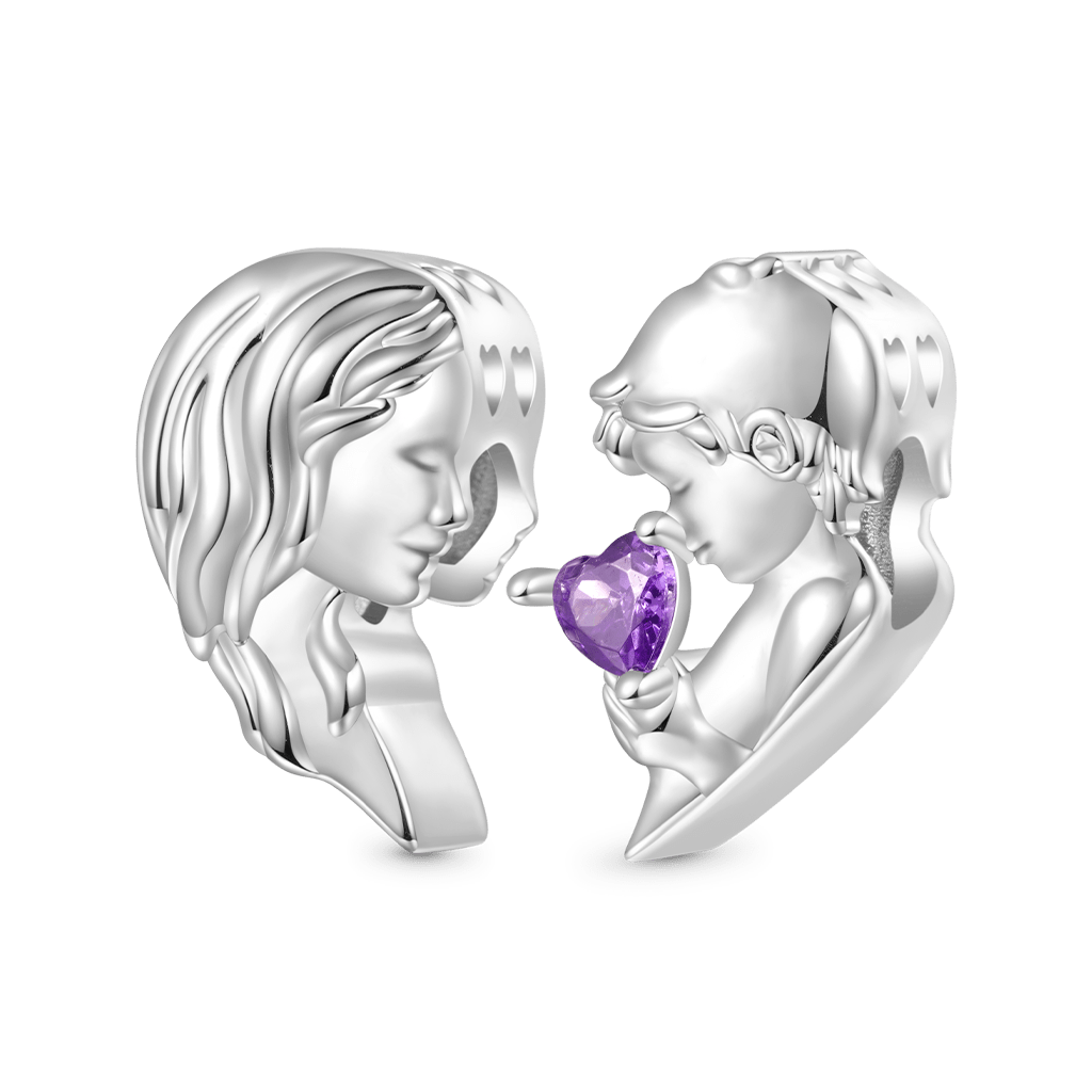 Mother & Son Heart Double Charm image number 2