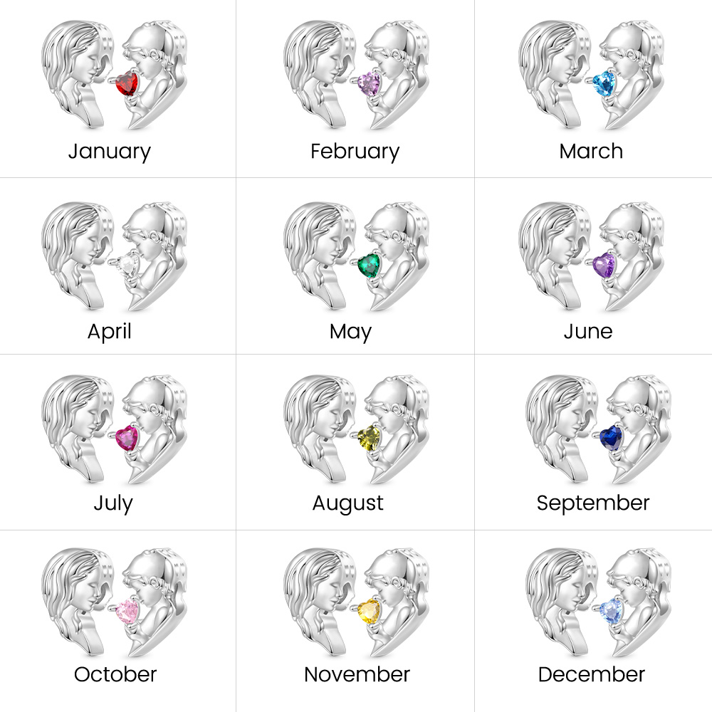 Mother & Son Heart Double Charm image number 6