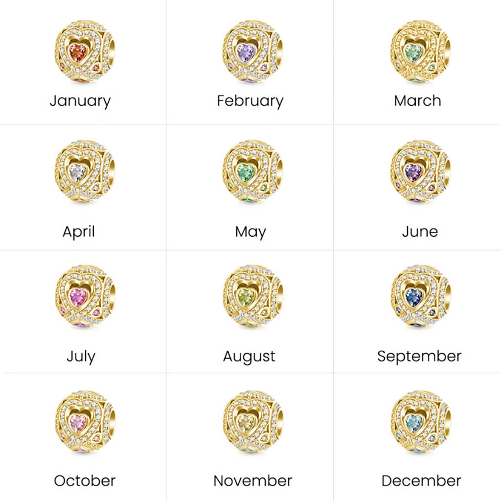 18k Gold Plated Infinite Love Round Charm image number 2