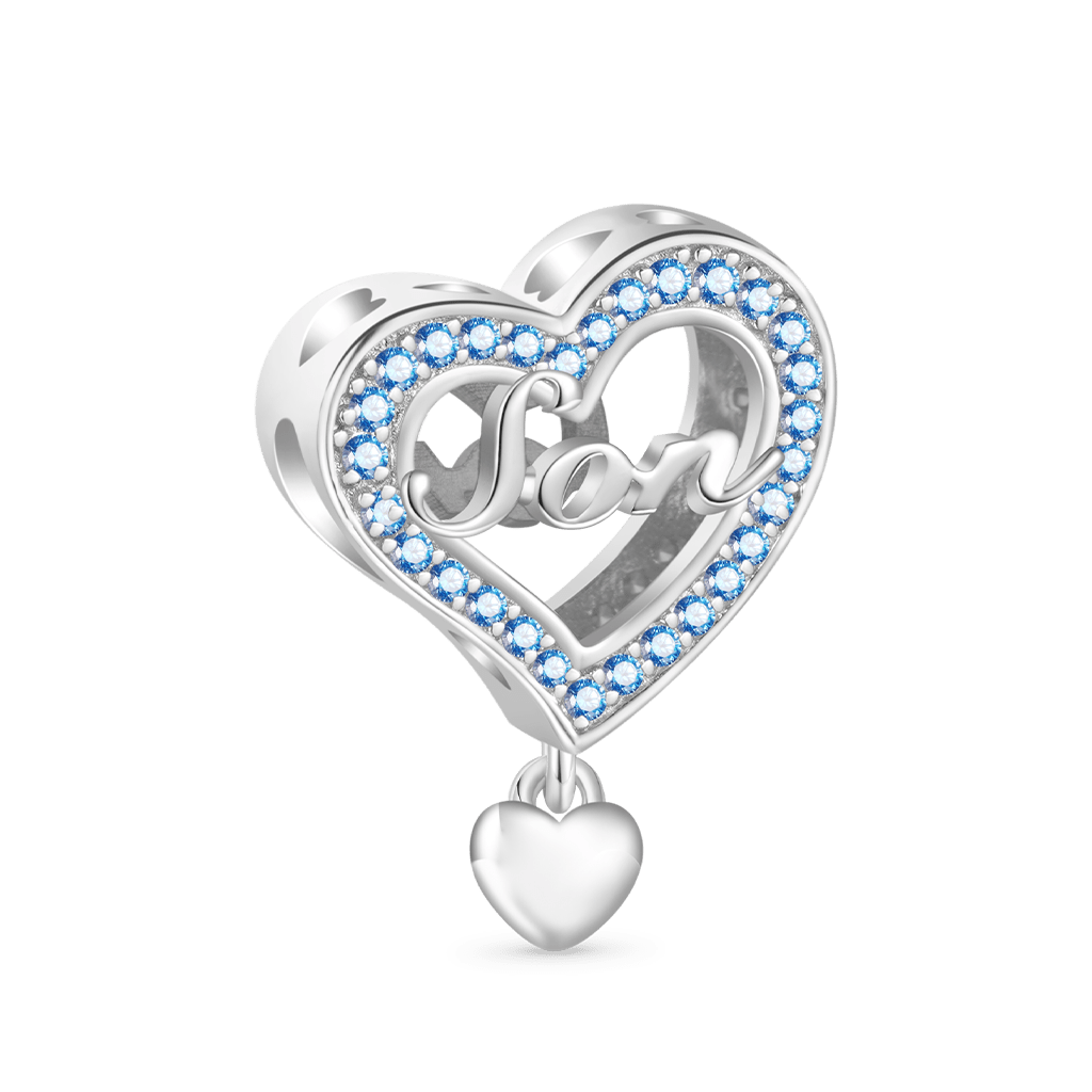 Family Members - Son Heart Charm image number 2