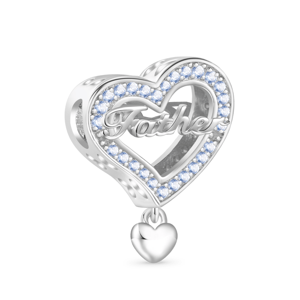 Family Members - Father Heart Charm image number 2
