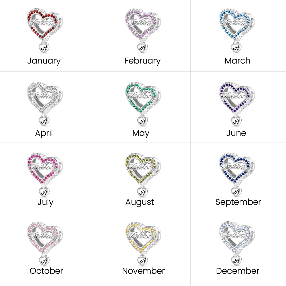 Family Members - Father Heart Charm image number 3