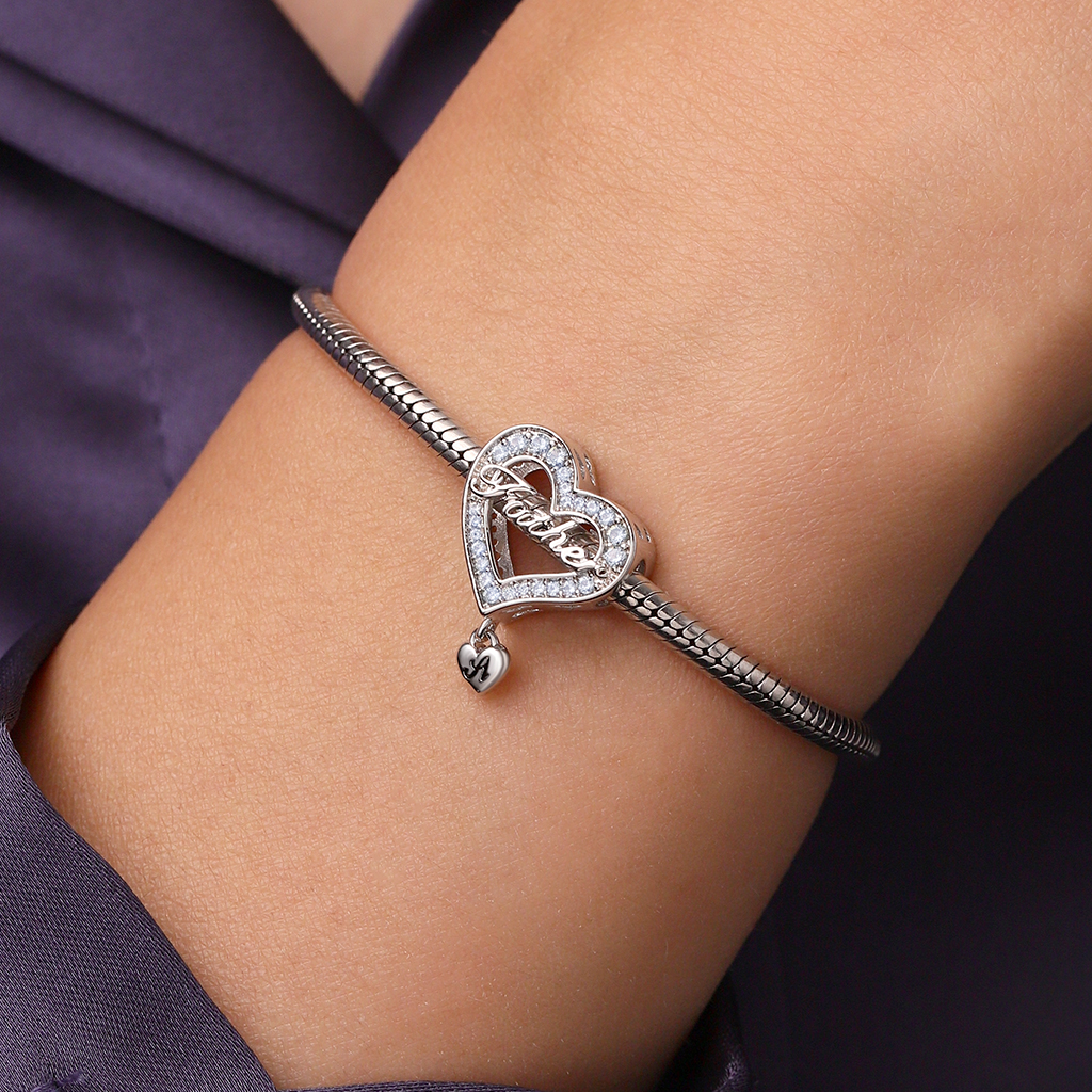 Family Members - Father Heart Charm image number 6