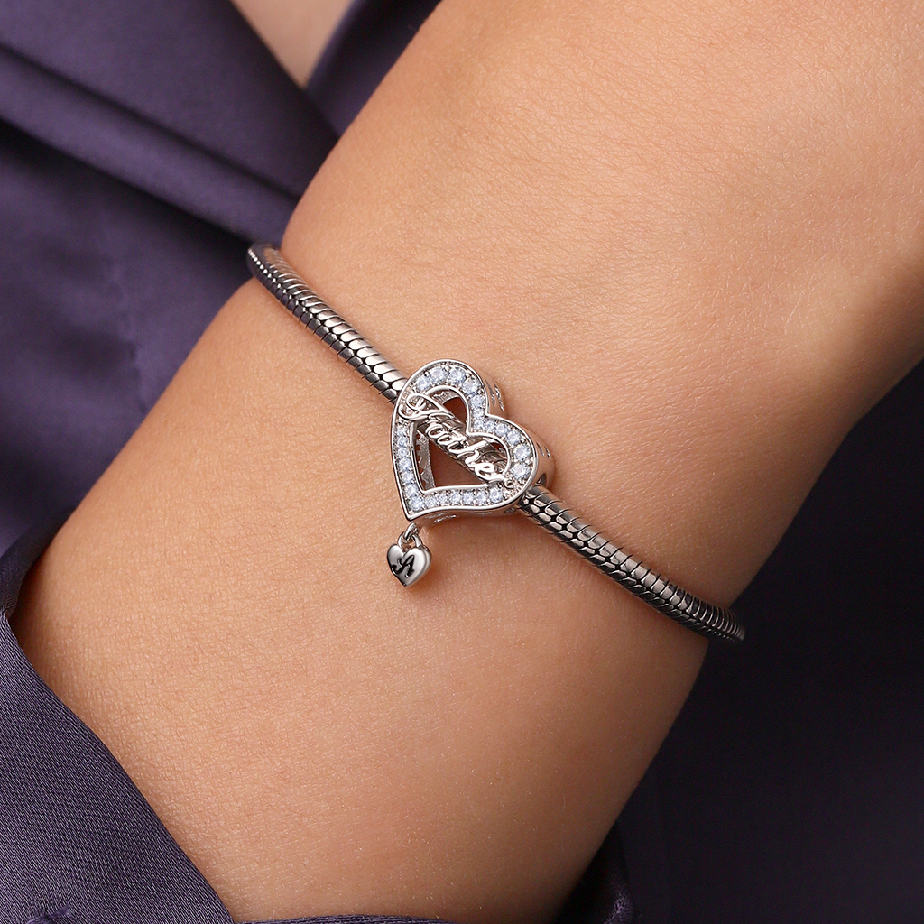 Family Members - Father Heart Charm image number 6