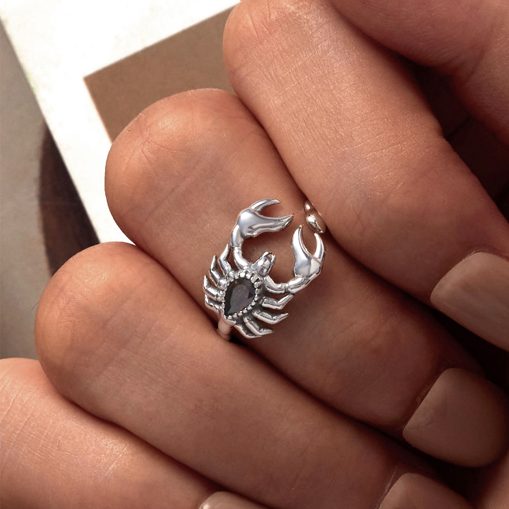 Vintage Scorpion Open Ring image number 4