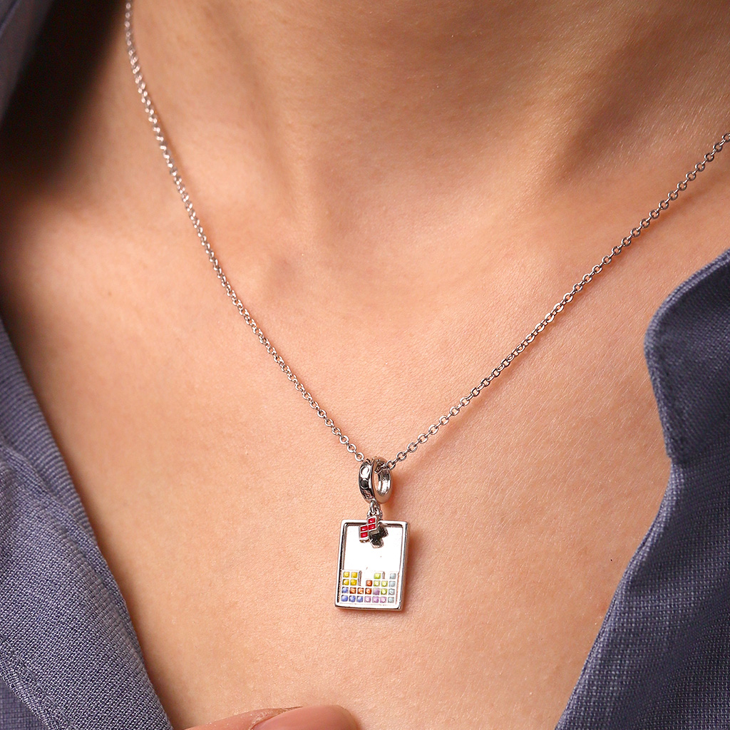 Tetris Red Tetromino Mini Pendant image number 4