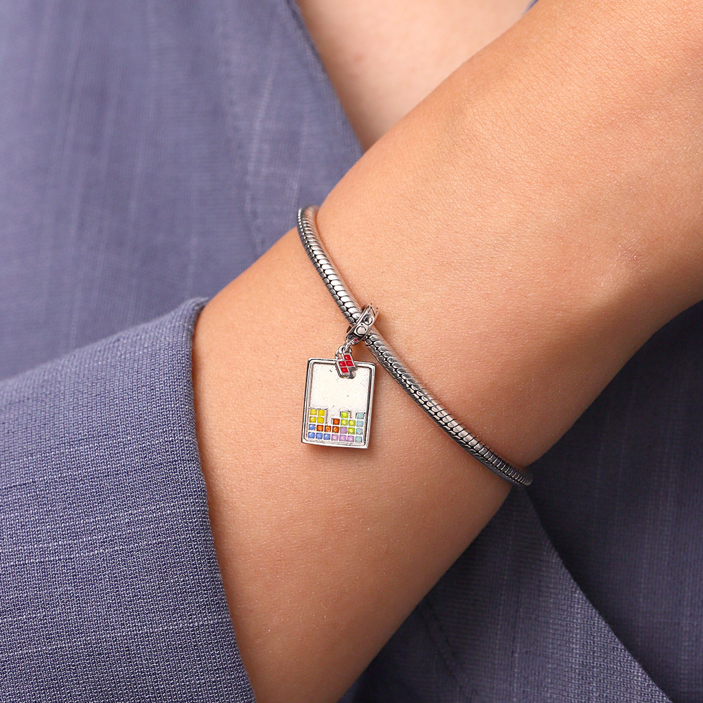 Tetris Red Tetromino Mini Pendant image number 5