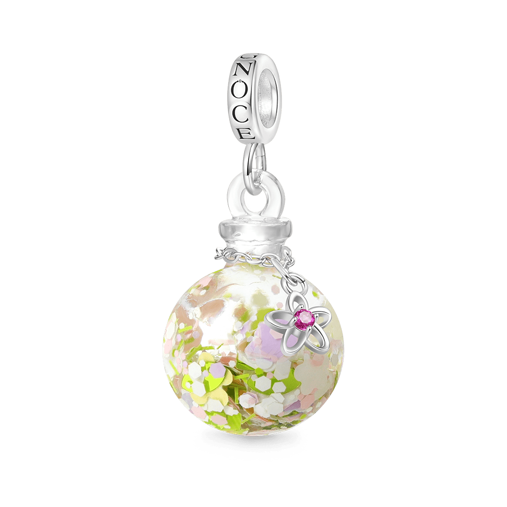 Spring Flowers Quicksand Pendant image number 1