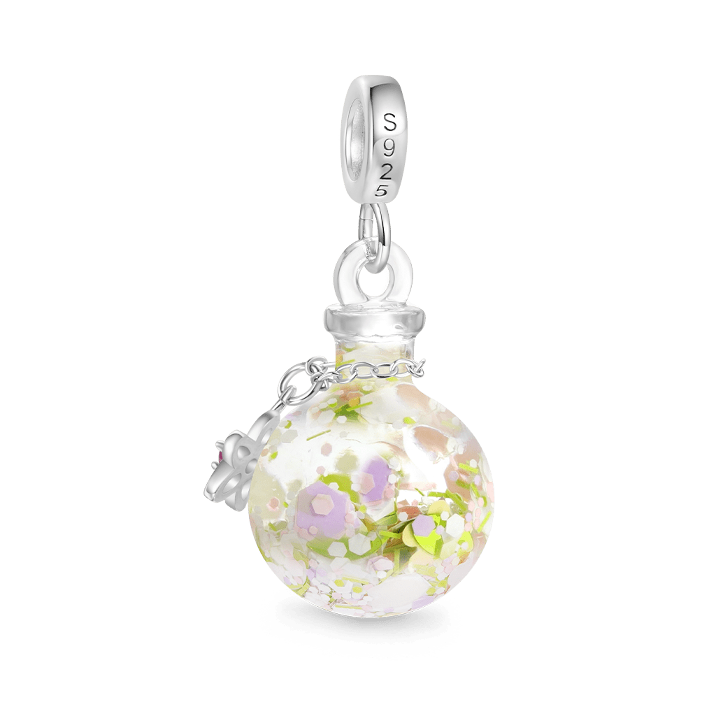 Spring Flowers Quicksand Pendant image number 2