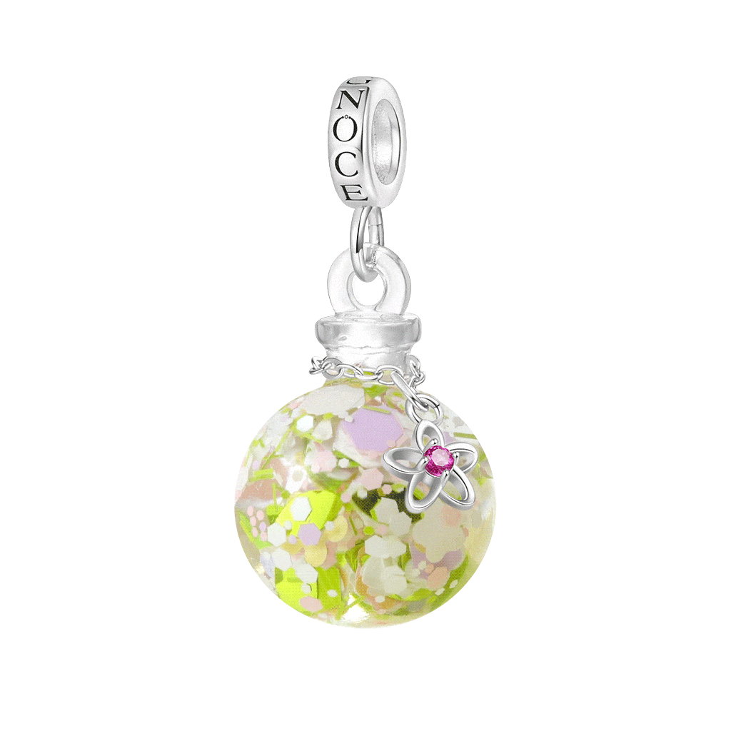 Spring Flowers Quicksand Pendant image number 0