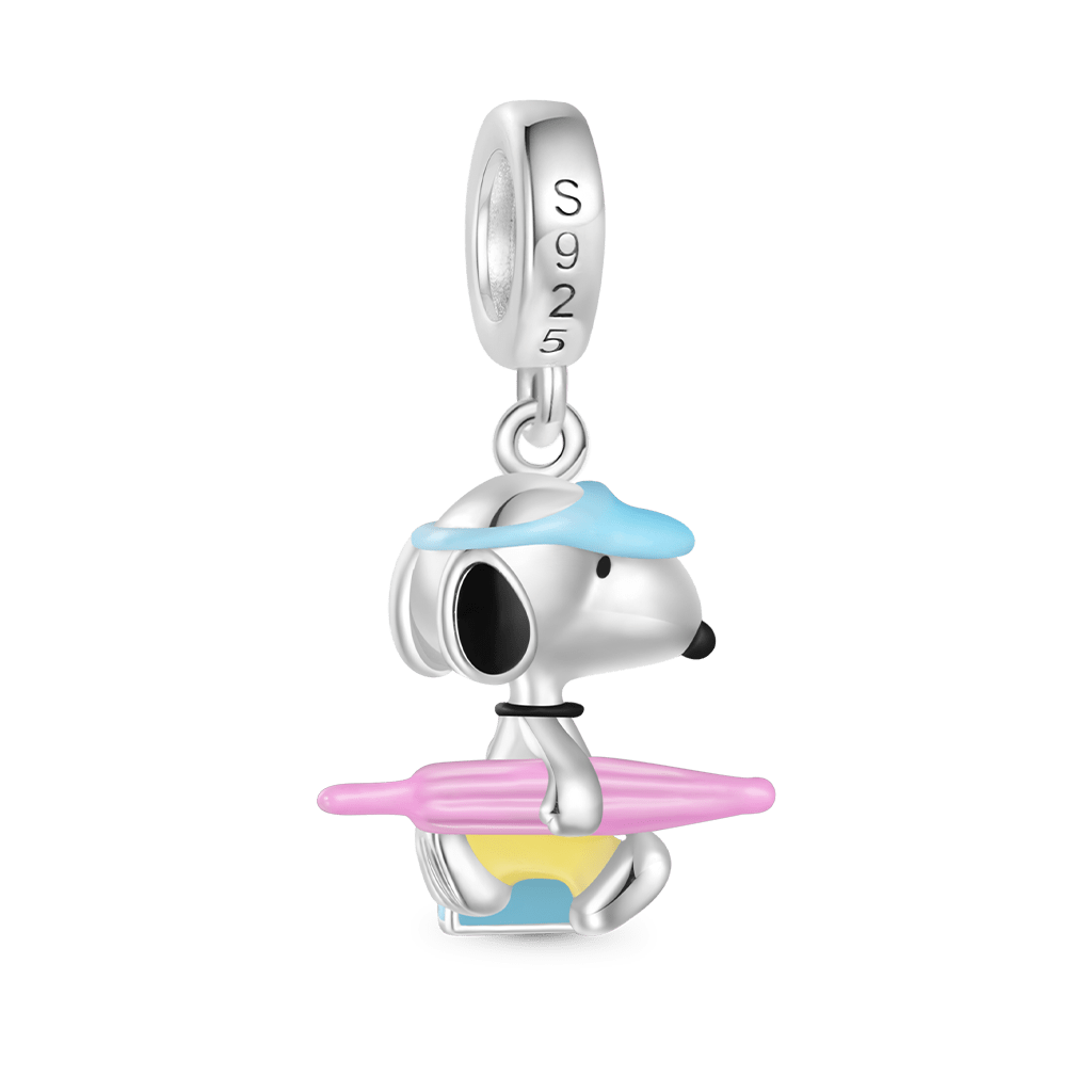 Summer Beach Bum Snoopy Pendant image number 2