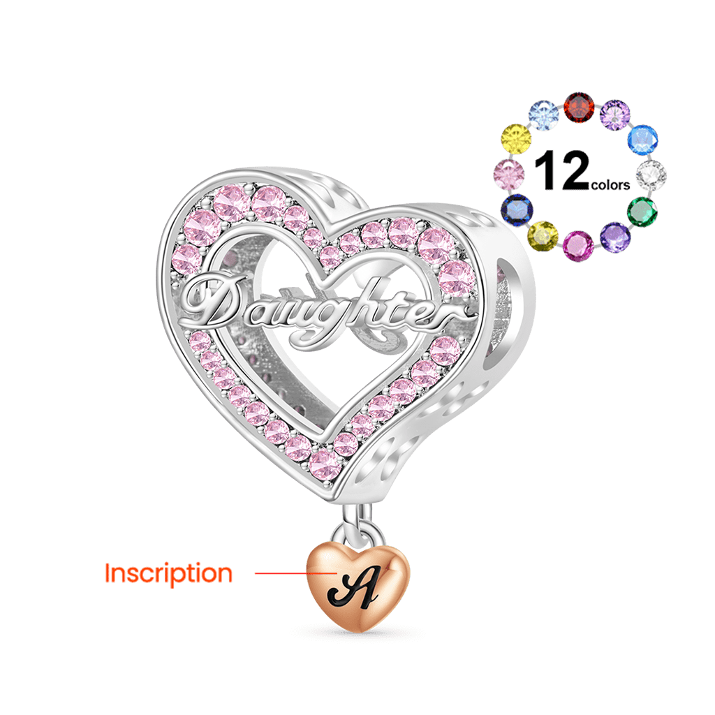 Family Members - Daughter Heart Charm image number 1