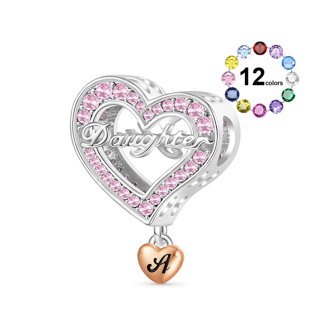 Family Members - Daughter Heart Charm image number 0