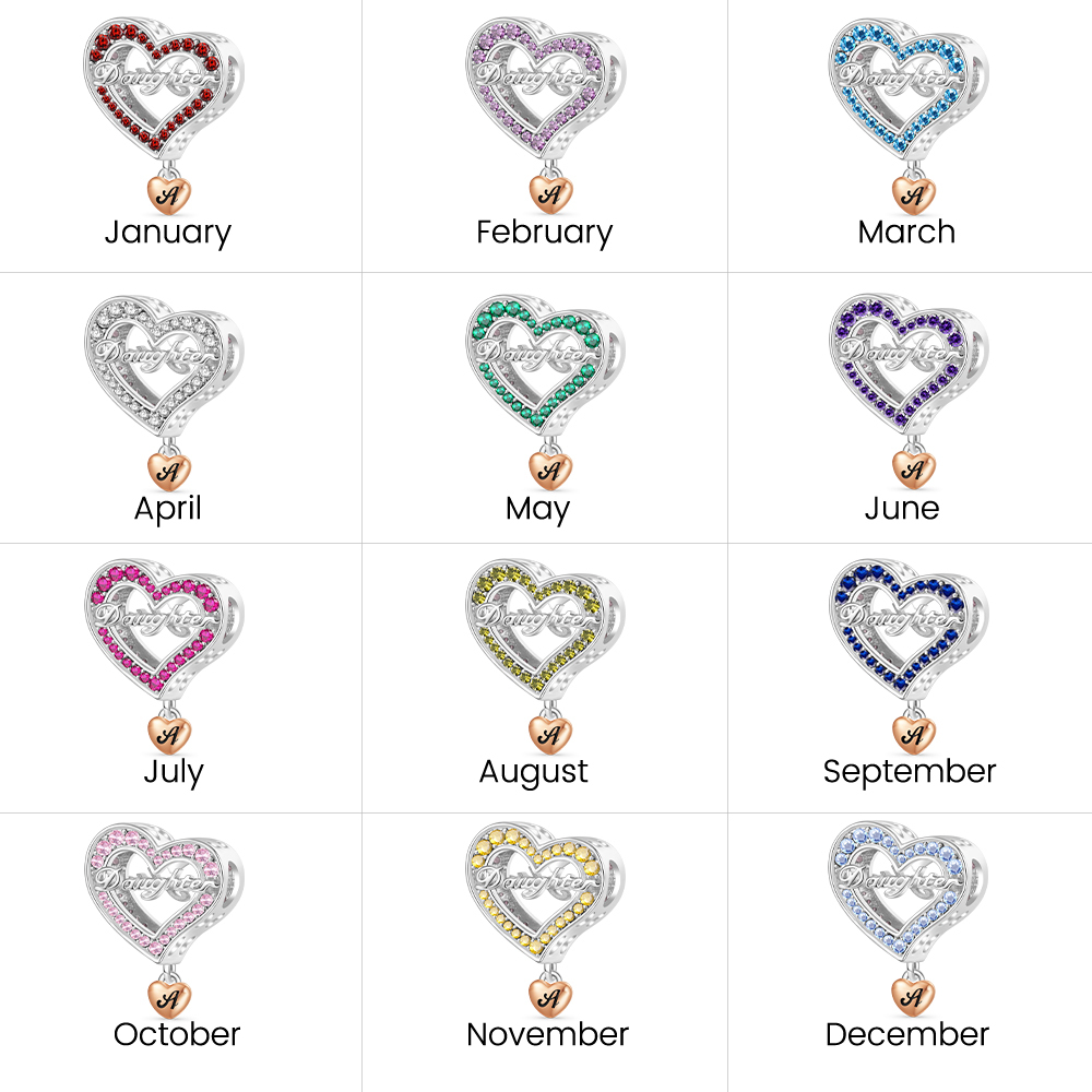 Family Members - Daughter Heart Charm image number 3