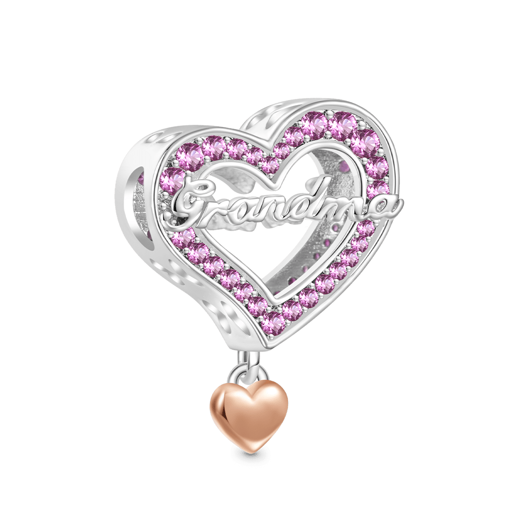 Family Members - Grandma Heart Charm image number 2