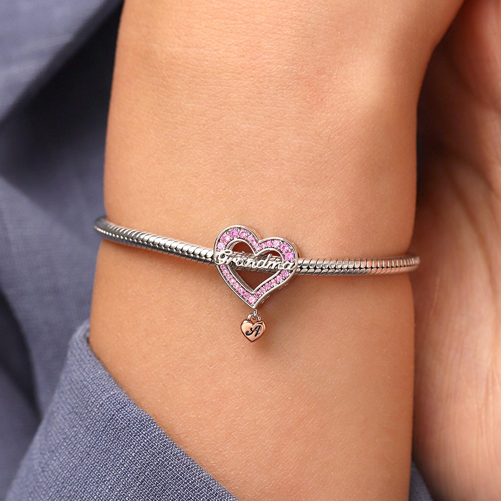 Family Members - Grandma Heart Charm image number 6