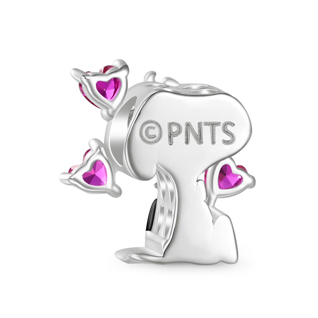 Snoopy Love Diamond Charm image number 2