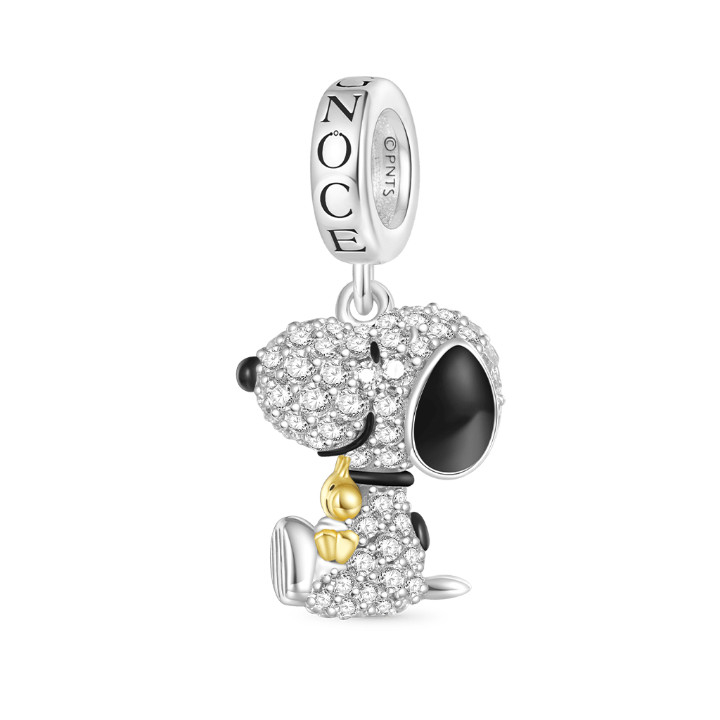 Snoopy Diamond Pendant image number 0