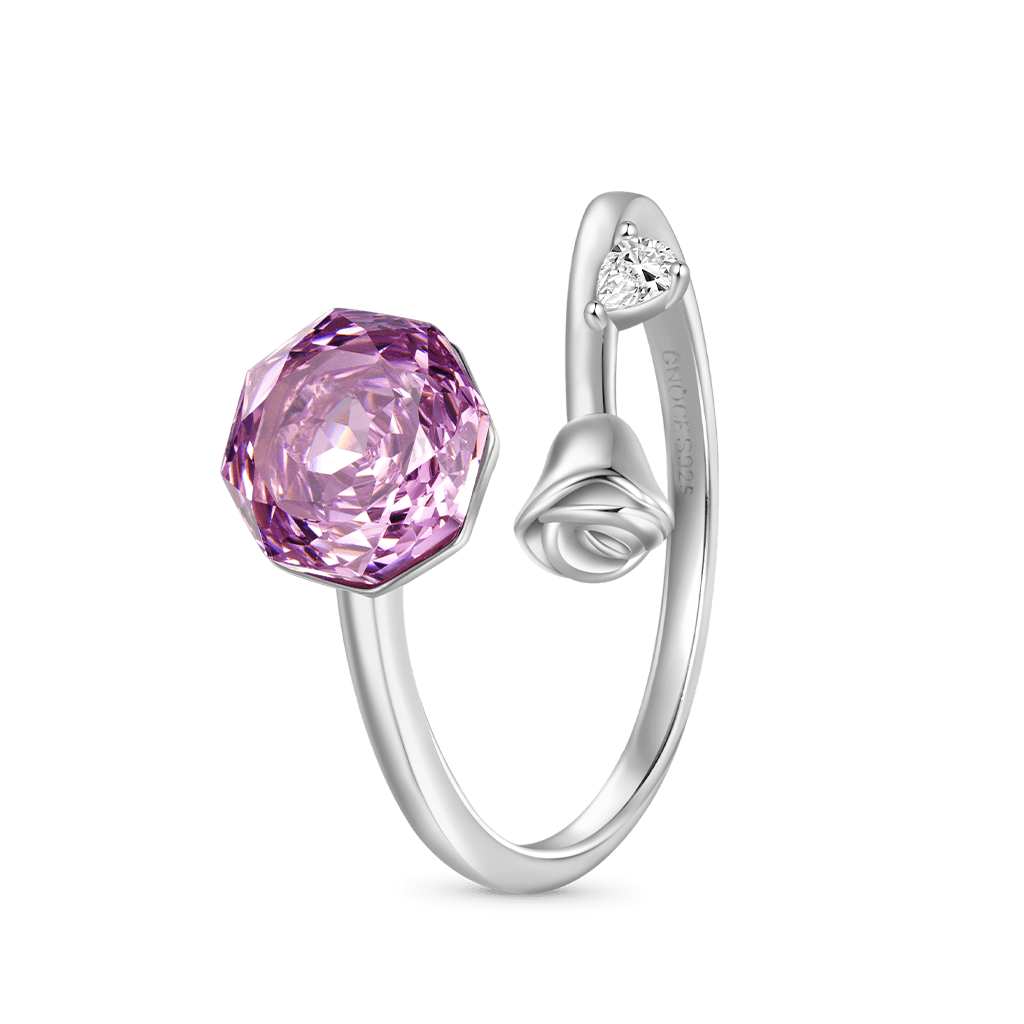 Pink Rose Promise Ring image number 1