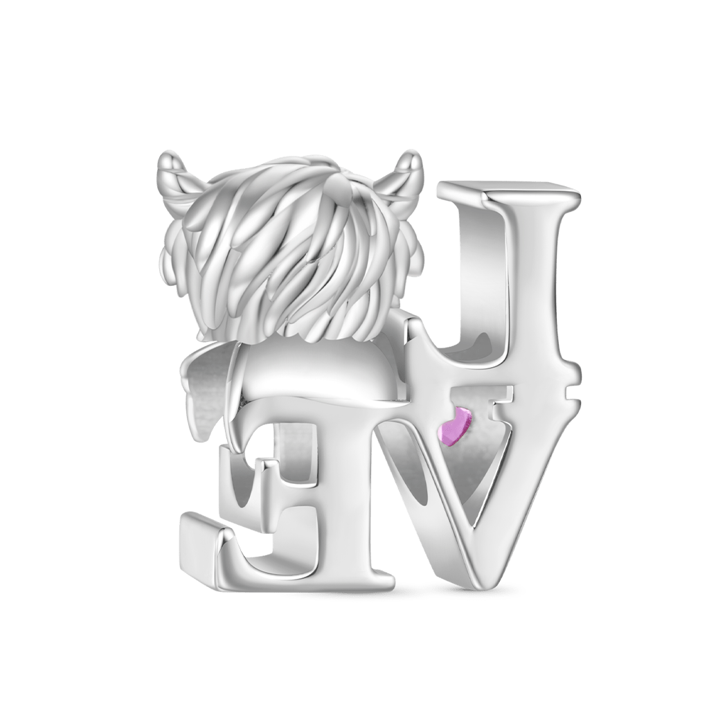 Highland Cow Love Charm image number 2