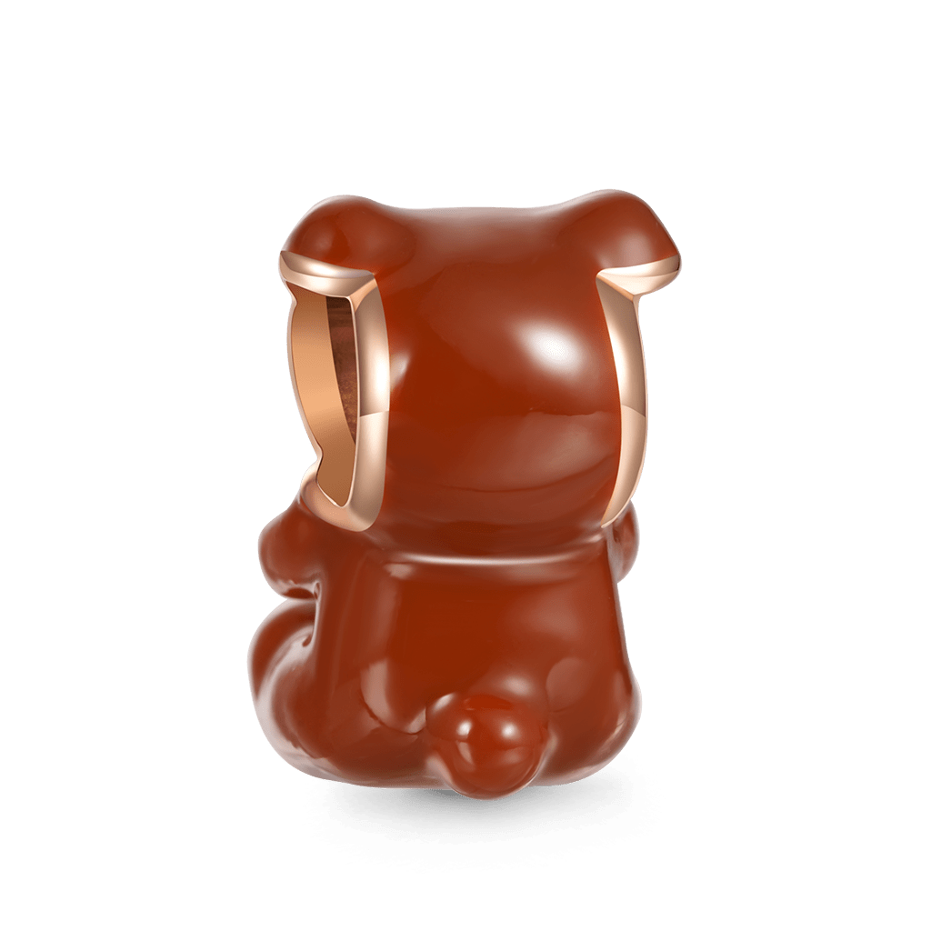 Bear Embraces Heart Charm image number 2