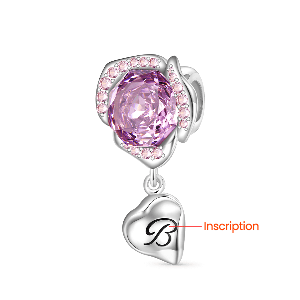 Rose Flower Petal Stopper Charm image number 1
