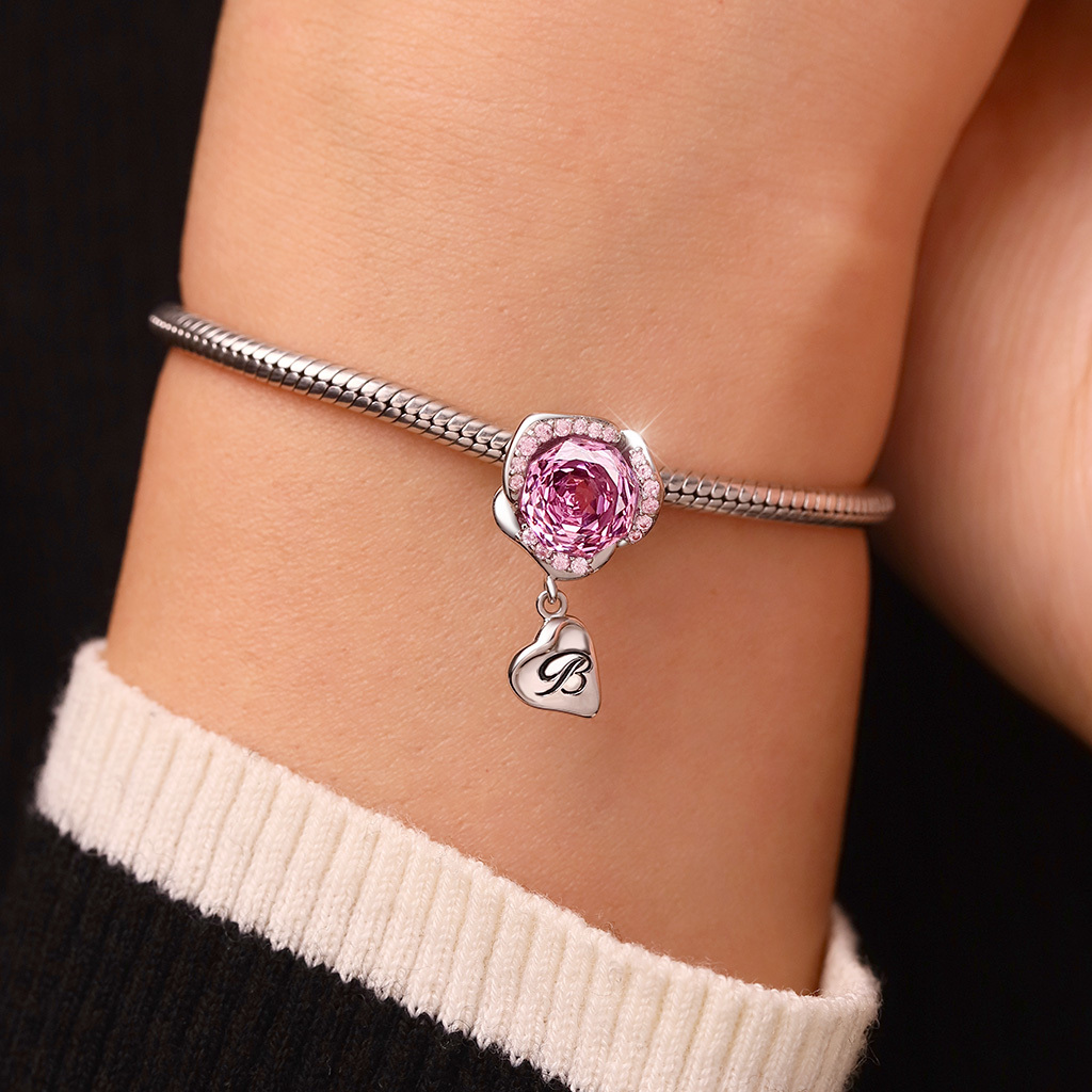 Rose Flower Petal Stopper Charm image number 4