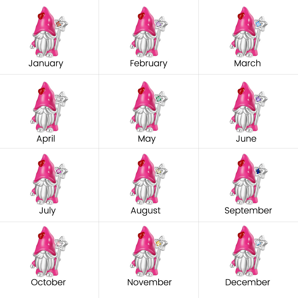 Gnome Holding Star Cane Charm image number 3