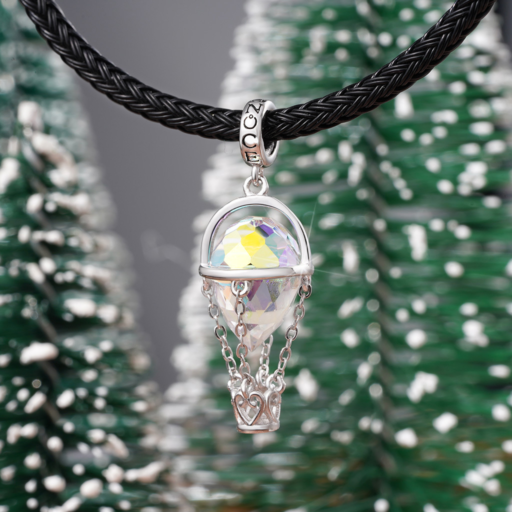 Crystal Hot Air Balloon Pendant image number 2
