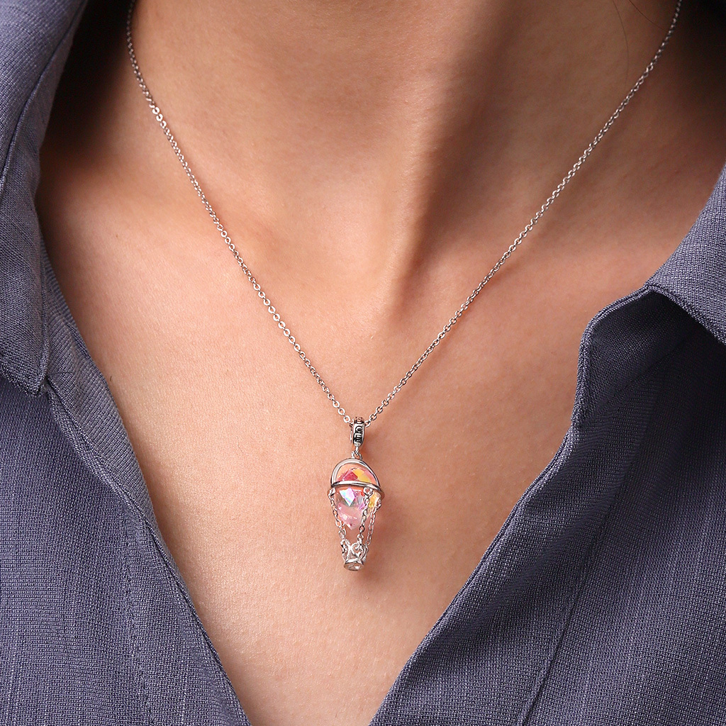 Crystal Hot Air Balloon Pendant image number 4