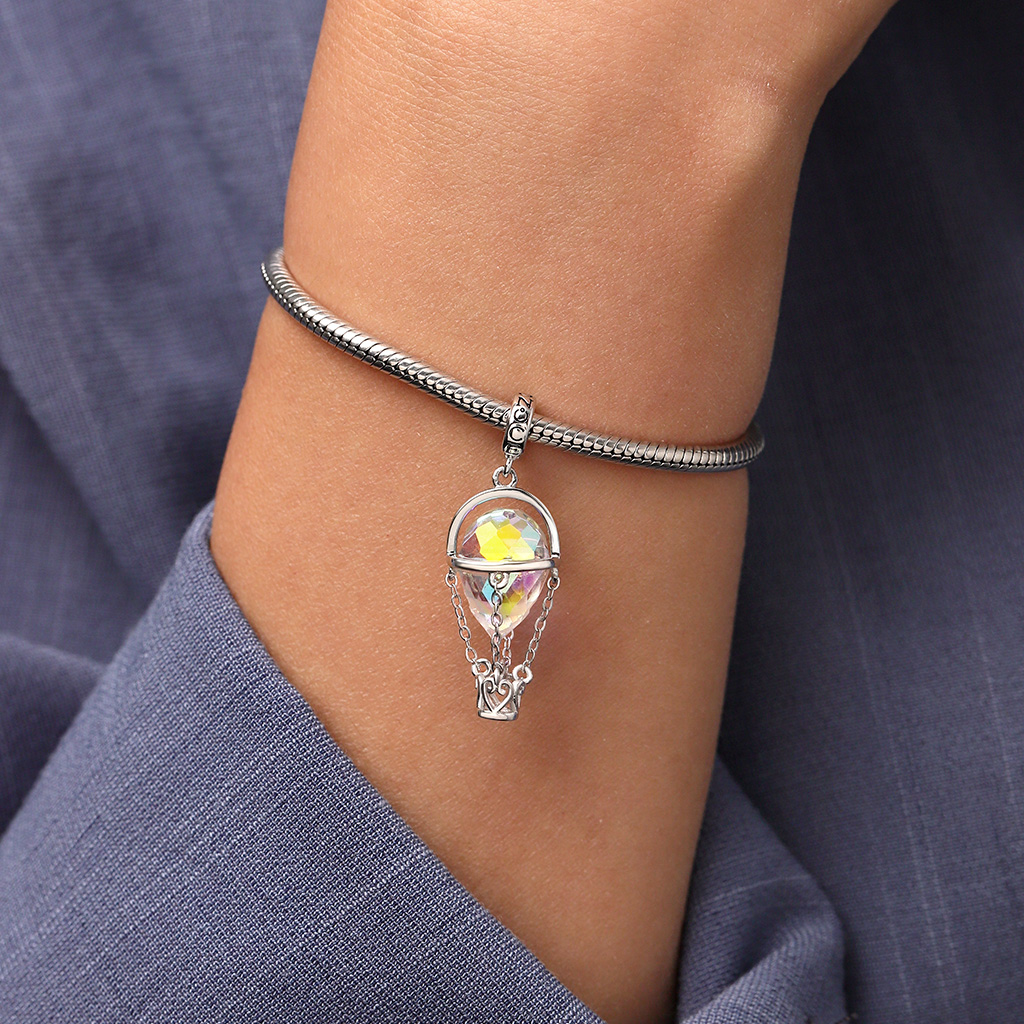 Crystal Hot Air Balloon Pendant image number 6