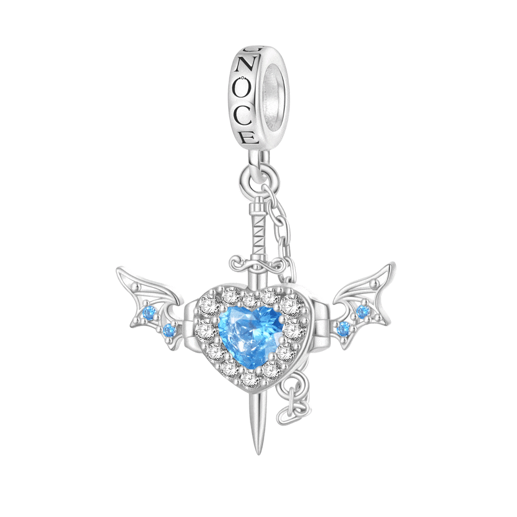 Wounded Heart & Dagger Pendant image number 0