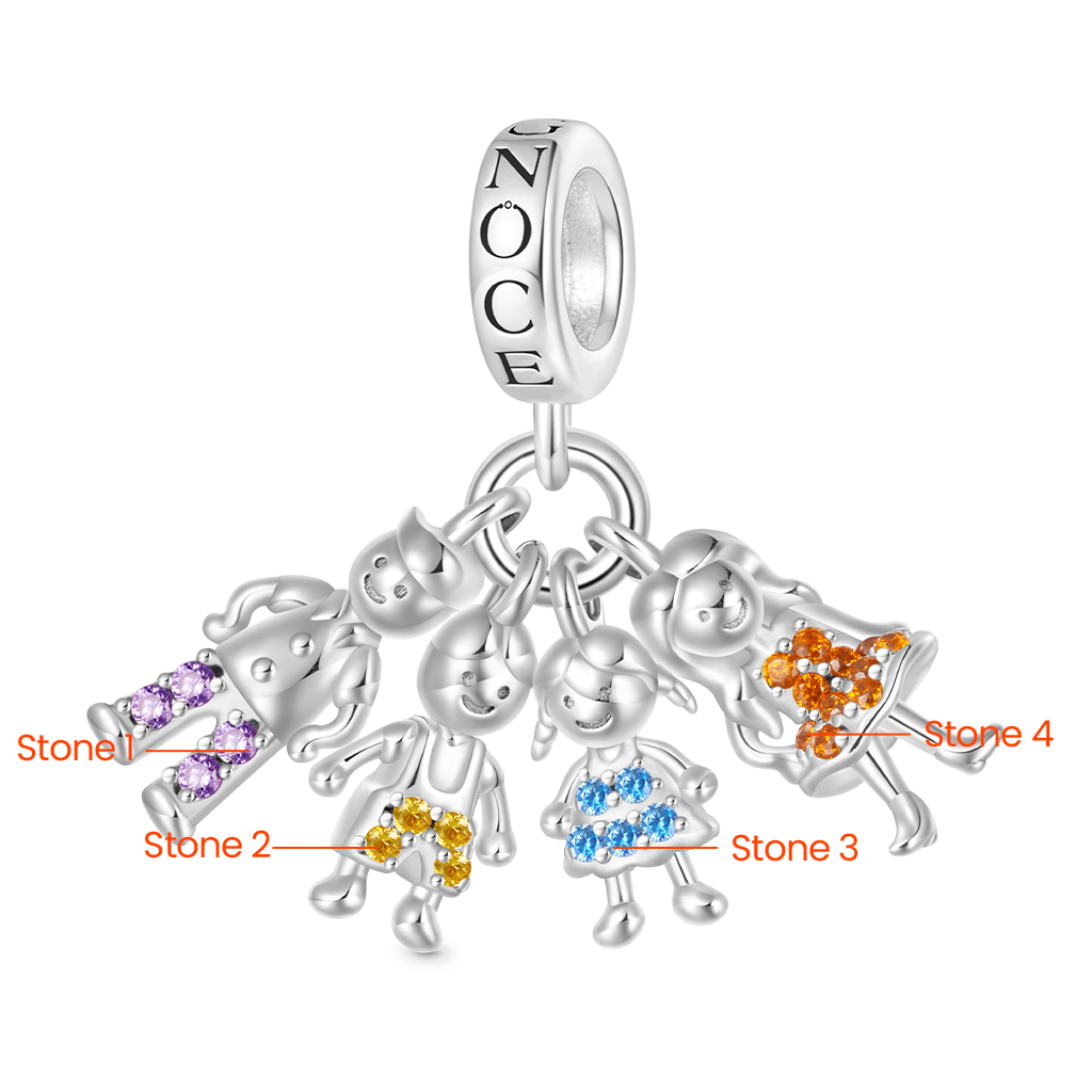 Mother's Day Family Portrait Pendant image number 1