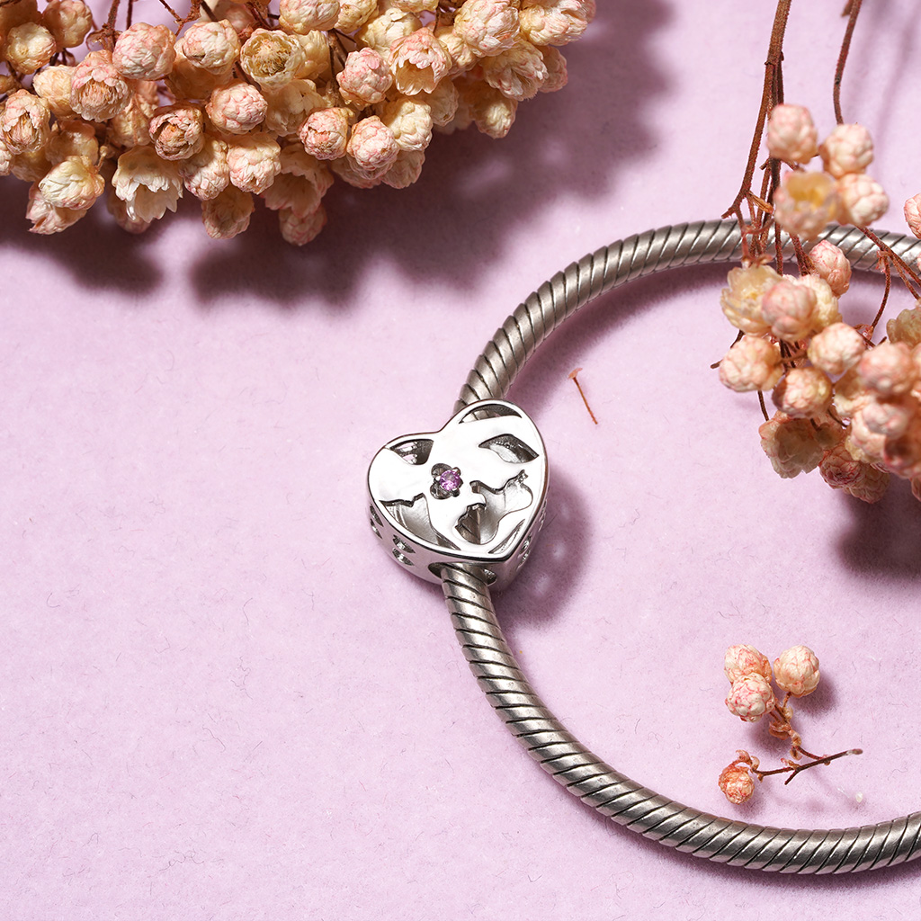 Mother's Day Silhouette Photo Charm image number 3