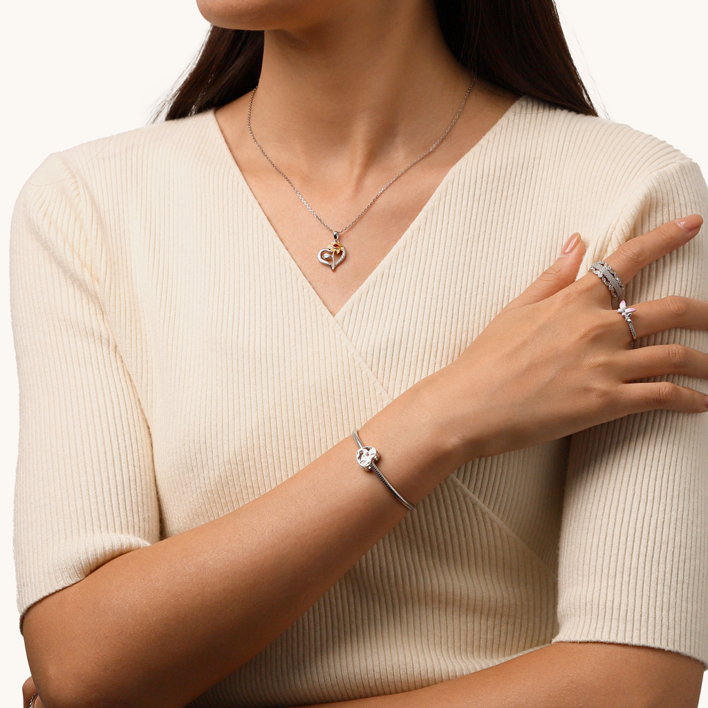 Mother's Day Silhouette Photo Charm image number 4