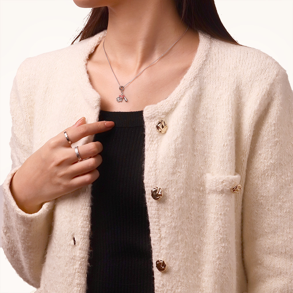 Baseball Gloves & Bats Pendant image number 3