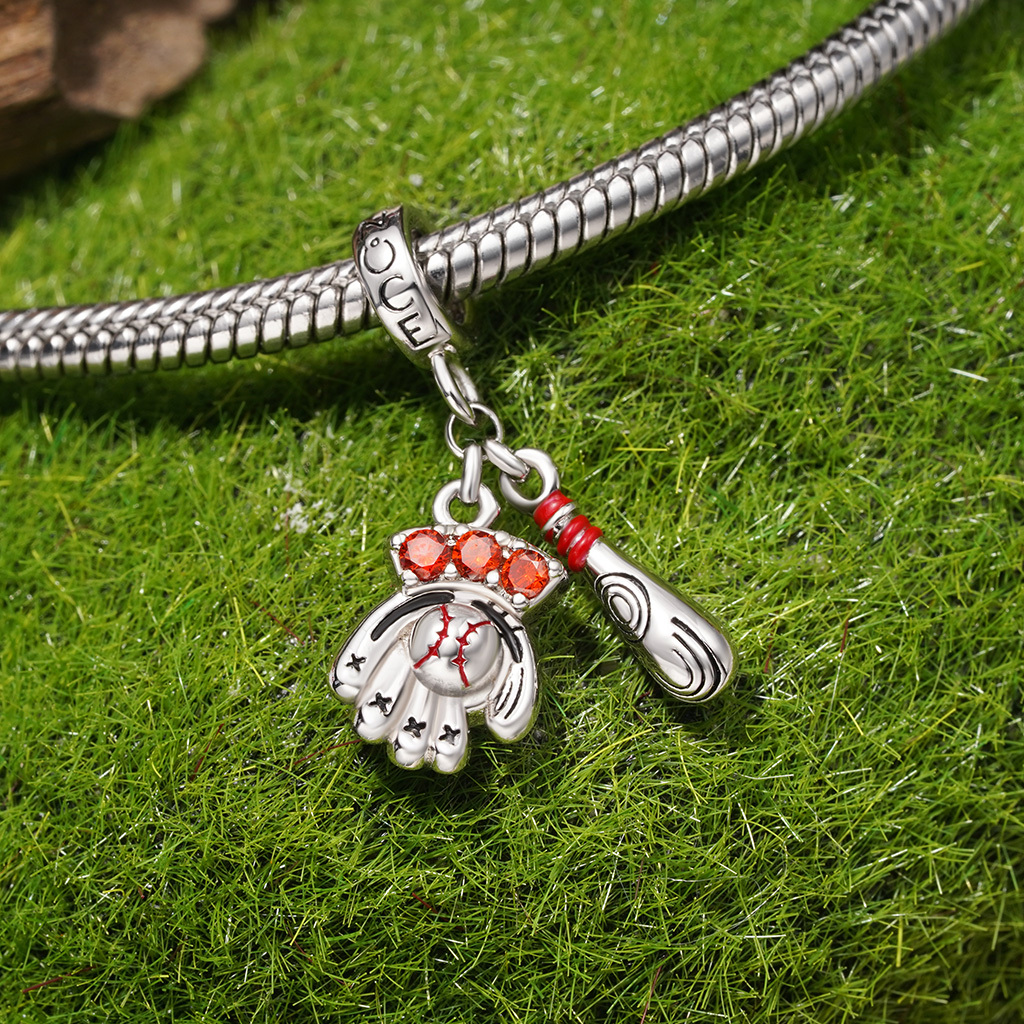 Baseball Gloves & Bats Pendant image number 2