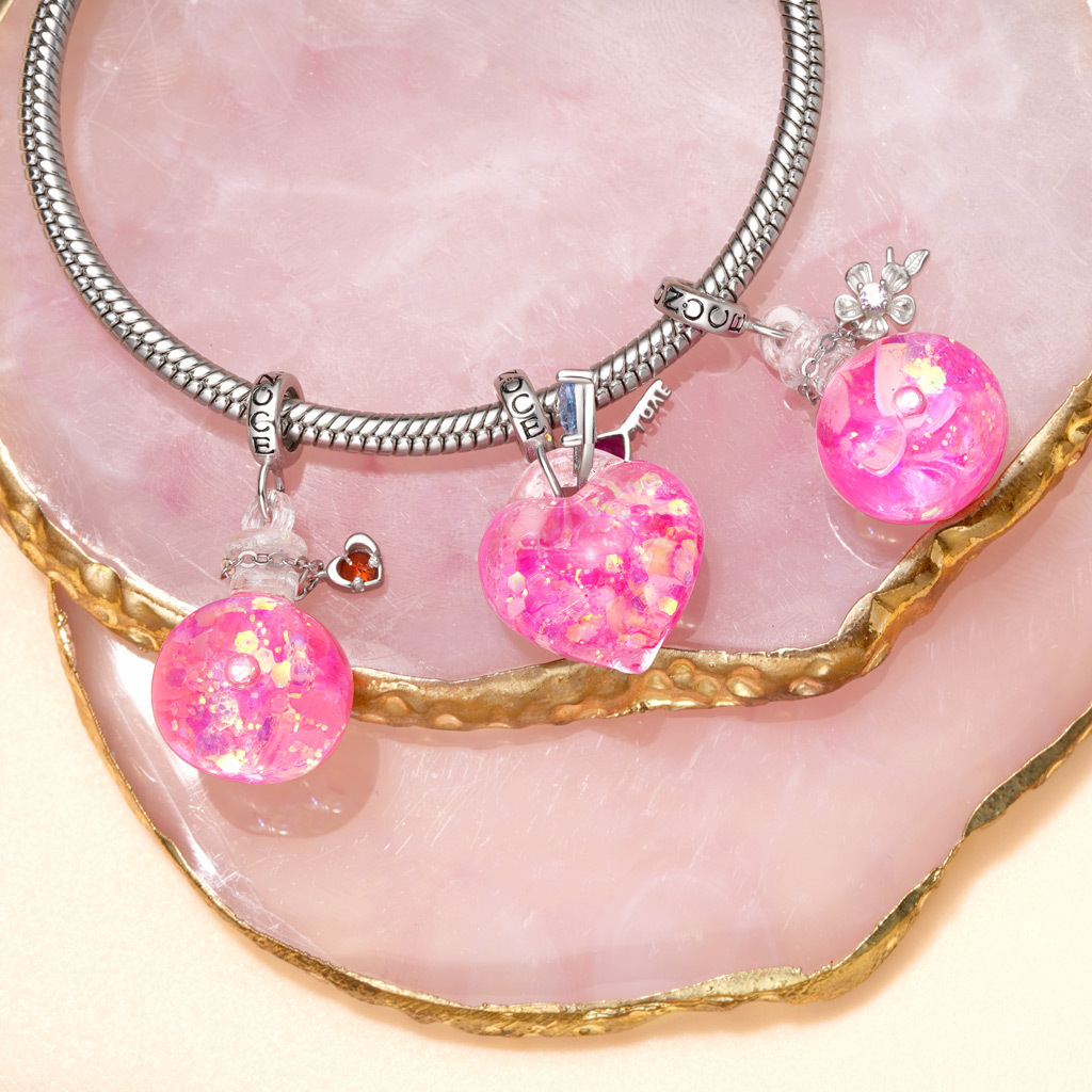 Sakura Quicksand Bottle Pendant image number 4