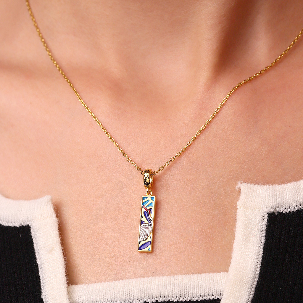 Japanese Crane Pendant image number 5